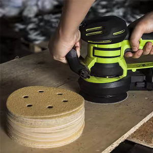Ô Tô Giấy Nhám Vàng 125 Mm Cát Giấy Đĩa Nhôm Oxit Mài Mòn Đĩa Các Nhà Sản Xuất Sanding Đĩa 5 Inch - Product Image 4