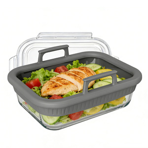 Manchon en silicone Issili pour plat de cuisson en verre de friteuse à air, plat de cuisson en verre pour friteuse à air Ninja AF400 - Product Image 6