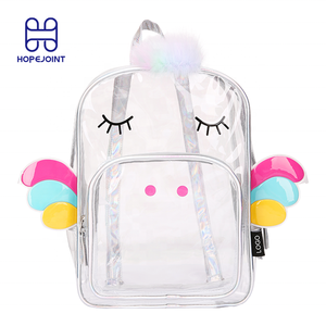 Backpack Children Pvc Transparent Clear Plastic Backpacks For Kids Mochilas Escolares Transparentes De Plastico Transparente