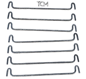 Charge de travail sécurisée de 1500 lb, attaches en acier plié, taille réglable, prix bas, application murale pour bâtiments en béton et bureaux, marque TCM 2 - Product Image 4