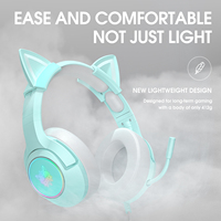 Onikuma China Großhandel K9 RGB 3,5mm Schwarz LED Playstation 5 Headset Mikrofon Professionelle Geräuschunterdrückung USB-Kopfhörer