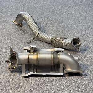 Para Honda <span class=keywords><strong>Civic</strong></span> <span class=keywords><strong>TypeR</strong></span> <span class=keywords><strong>FK8</strong></span>/FL5/DE5 Modificación Punta de escape seca para tubo delantero y sección de cabezal de escape - Product Image 4