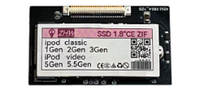 قرص صلب SSD لجهاز آيبود كلاسيك فيديو، ترقية القرص الصلب، تغيير مزدوج للبطارية الكبيرة، سعات 64 جيجابايت و128 جيجابايت و256 جيجابايت و512 جيجابايت للهواتف