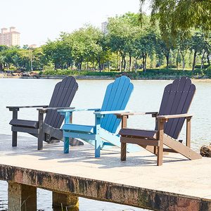 Всепогодные портативные стулья Adirondack, современный дизайн, уличный шезлонг, кушетка для бассейна, для патио, школьных парков - Product Image 6