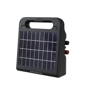 Protect fencer output 1J peak voltage solar powered electric fence energizer with waterproof box