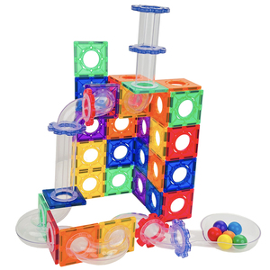 100 pezzi vendita calda blocco di costruzione blocco di marmo magnetico per i bambini - Product Image 5