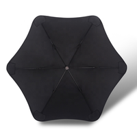 Prix d'usine de gros Logo personnalisé Parapluie droit coupe-vent à ouverture automatique pour adultes