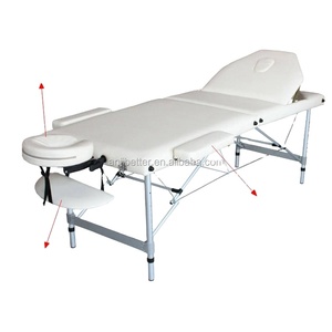 Nueva cama de spa ajustable plegable, mesa de masaje, cama de masaje portátil de aluminio con bolsa de transporte - Product Image 5