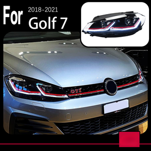 Piezas de estilo de coche para Golf <span class=keywords><strong>7</strong></span> MK7.5 2018-2021 <span class=keywords><strong>7</strong></span>.5gen faros delanteros LED o faros de xenón LED proyector Dual FACELIFT - Product Image 5