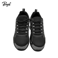Chaussures de sécurité athlétiques en stock pour hommes, antidérapantes, avec embout en acier, pour l'été, l'hiver et l'automne