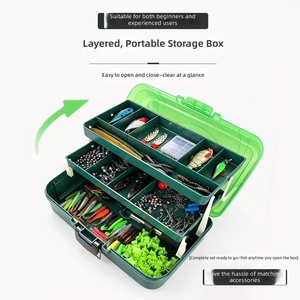 Kit <span class=keywords><strong>de</strong></span> leurres <span class=keywords><strong>de</strong></span> pêche 547 pièces, appâts souples/durs avec boîte à pêche, leurres minnow, crankbait, popper, cuillère, jig, hameçons pour la pêche au bar, à la truite, en eau douce et en eau salée - Product Image 3