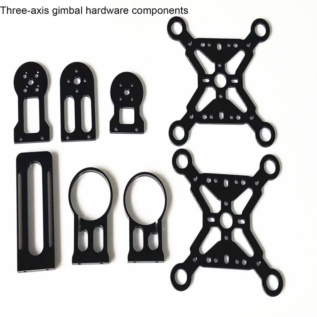 For 3/4/Rugged 3-Axis Brushless Gimbal Storm 32-Bit Hardware Components for Drone Camera