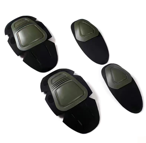 HB407 STOCK Gris Noir Vert Kaki Ensemble de 4 protections pour les coudes et les genoux pour le sport, l'équitation, le ski et le travail - Product Image 4