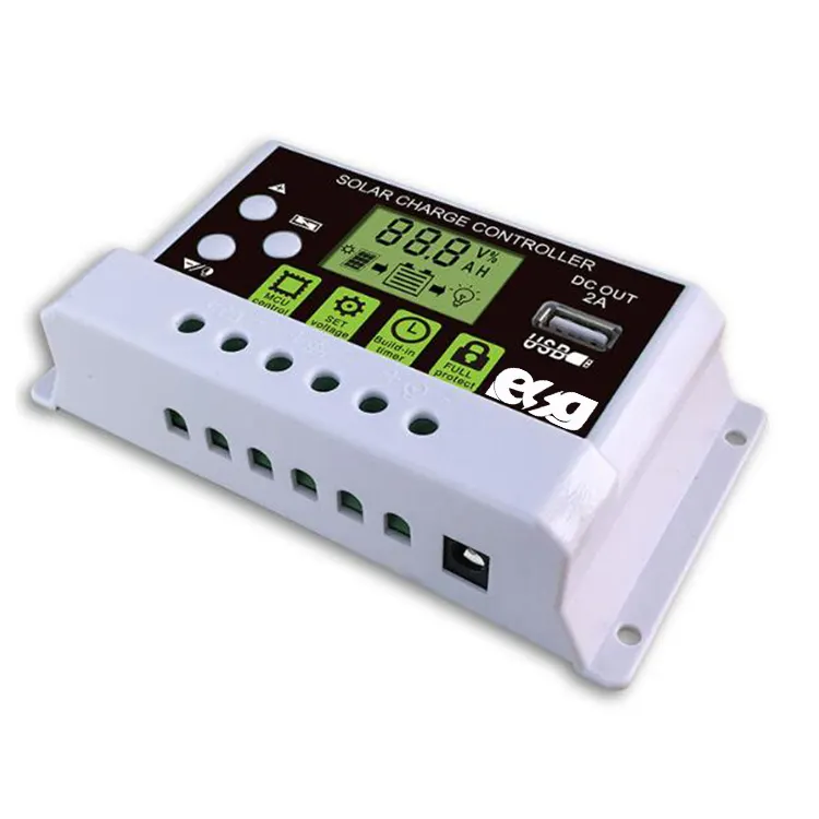Esg 12V/30ah Intelligente Controle Pwm Batterij Lading Zonne-Energie Controller