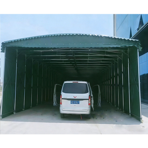 Toldo deslizante, toldo telescópico plegable, carpa de almacenamiento, toldo para garaje, toldo para estacionamiento, carpa de almacén desplegable. - Product Image 3