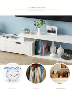 Meuble TV et armoire en bois acrylique moderne personnalisé <span class=keywords><strong>pour</strong></span> salon avec fonctions réglables - Product Image 5