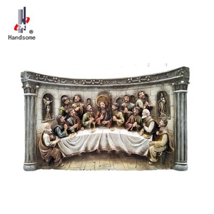 La última cena colgando de la pared decoración del hogar resina religiosa <span class=keywords><strong>católica</strong></span> <span class=keywords><strong>artículos</strong></span> de artesanía - Product Image 5