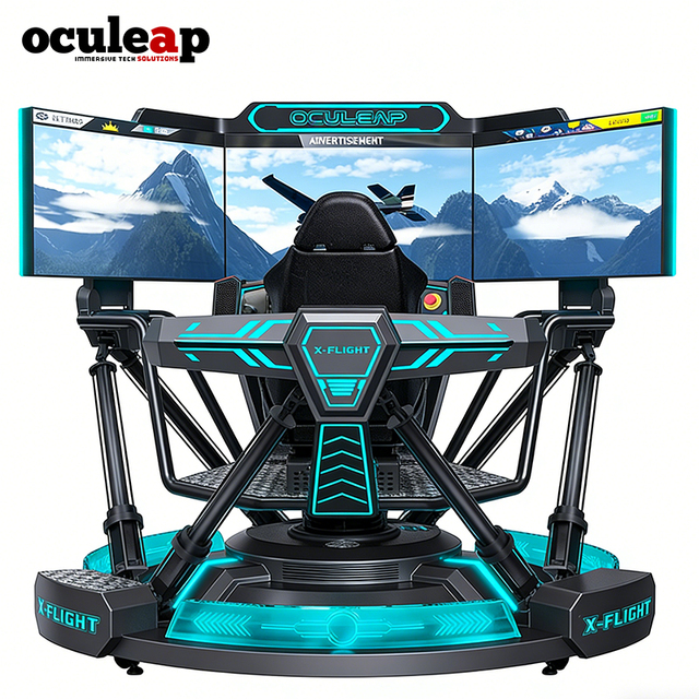 VR Flight Simulator Teaching and Training Science Popularization Exercise Equipment Study Simulation 9D Cockpit Flying Simulator