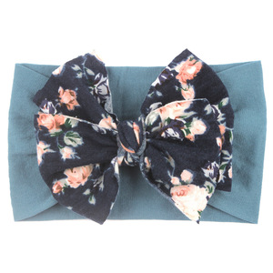 Wholesale Custom Toddler <strong>Baby</strong> Boutique Ribbon Hair Bows <strong>Big</strong> Bowknot Cheap Hair Accessories Bow <strong>Headband</strong> With Dots - Product Image 4