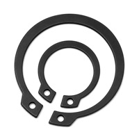 External Retaining Ring Circlip for Shaft DIN 471 GB894 Carbon Steel Black Oxide Finish C Type Snap Ring Precision Fastener