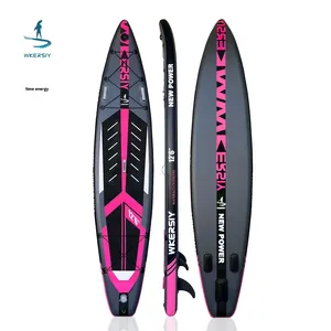 Planche à pagaie <span class=keywords><strong>gonflable</strong></span> en PVC HY Sports modèle EE67 avec <span class=keywords><strong>3</strong></span> ailerons, 13,8 kg, pompe à pagaie pour les eaux offshore - Product Image 5