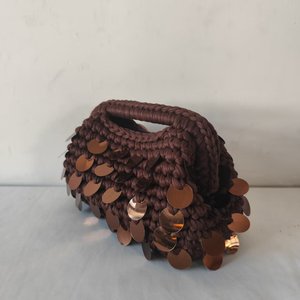 2025 Sweet Colorful <strong>Sparkling</strong> Handcrafted Sequin Mermaid Crochet <strong>Bags</strong> - Product Image 3