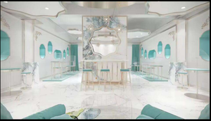 Funroad Custom-Made katı ahşap mobilya vitrin alışveriş merkezlerinde moda mağaza ekranları iç<span class=keywords><strong>in</strong></span> Modern takı mağazası iç<span class=keywords><strong>in</strong></span> - Product Image 3