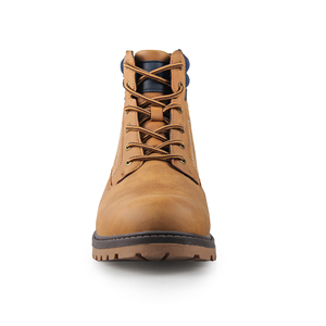Crazy horse-botas de trabajo de construcción de cuero, zapatos de seguridad industriales, nuevo estilo - Product Image 5
