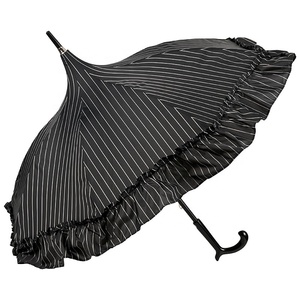 Parapluie de pagode Long et droit, anti-vent, avec Logo imprimé personnalisé, couleur noire et t8, vente en gros, - Product Image 1