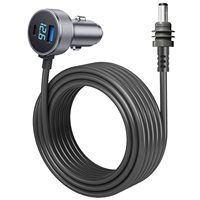 Chargeur de voiture Starlink Mini, câble d'alimentation CC, adaptateur allume-cigare avec affichage numérique, PD USB-A, transmission stable et durable