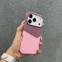 Étui de téléphone en cuir de luxe avec poche pour cartes et coutures, compatible iPhone 18 Pro Max 17 16 15, étui portefeuille magnétique
