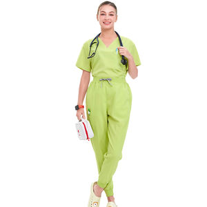 Tenues Médicales Unisexe Tendance pour Femmes : Ensembles de Blouses et Pantalons Extensibles et Doux pour Soins, Pyjamas Médicaux, Uniformes Chirurgicaux pour Hôpitaux, Cliniques Dentaires et Vétérinaires - Product Image 6