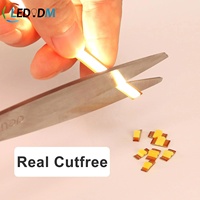 Bande LED COB DIY à longueur variable 480 LED/M 24V 8mm Ruban flexible à découper librement ETL CE pour rénovation intérieure domestique