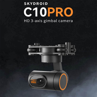 Caméra Skydroid C10 Pro compacte 2K HD avec nacelle 3 axes, retour d'image en temps réel 1080P, enregistrement vidéo 2K et photographie