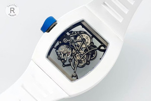 Montre mécanique automatique pour homme, haut <span class=keywords><strong>de</strong></span> gamme, décontractée et luxueuse, en forme <span class=keywords><strong>de</strong></span> tonneau <span class=keywords><strong>de</strong></span> vin, en céramique blanche, <span class=keywords><strong>squelette</strong></span>, <span class=keywords><strong>de</strong></span> haute qualité, étanche - Product Image 3