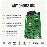 Fabrication et assemblage de circuits imprimés (PCB) pour éclairage LED et capteurs de température, fournisseur OEM de circuits imprimés (PCBA) de contrôle de puissance sur mesure pour applications aérospatiales