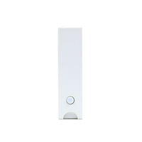 Emballage de cartouche résistant aux enfants personnalisé, écologique, blanc, boîte en tube de papier ronde avec bouton de verrouillage