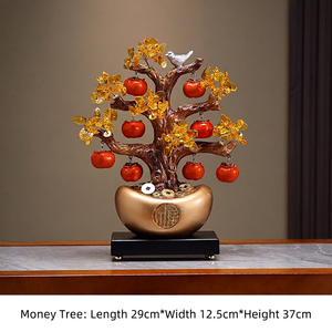 Árbol de la Fortuna para Decoración de Suelos, Adorno para Entrada de Oficina, Regalo de Inauguración de Casa o Negocio, Decoración para el Hogar que Atrae la Riqueza - Product Image 6