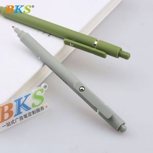 Solid Color Morandi School Student Custom Personalize <b>Ballpoint</b> <b>Pen</b> with 0.5mm Tip Plastic Body Black Ink for Wholesale - Product Image 6