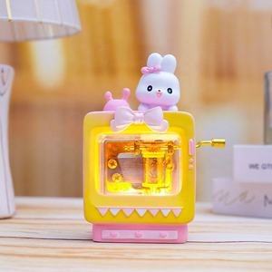 Mini caja <span class=keywords><strong>de</strong></span> música transparente <span class=keywords><strong>de</strong></span> madera Nanahome creativa para niños, regalo <span class=keywords><strong>de</strong></span> cumpleaños, decoración <span class=keywords><strong>de</strong></span> mesa, manivela manual en forma <span class=keywords><strong>de</strong></span> rectángulo - Product Image 4