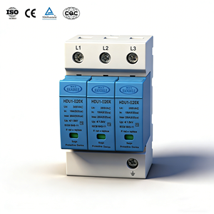 Dispositivo di <span class=keywords><strong>protezione</strong></span> contro le sovratensioni 385V 3P parafulmine SPD - Product Image 1