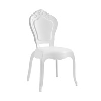 Chaises de mariage modernes d'extérieur, chaises de mariage transparentes pour banquets, chaises de mariage de luxe en cristal pour événements