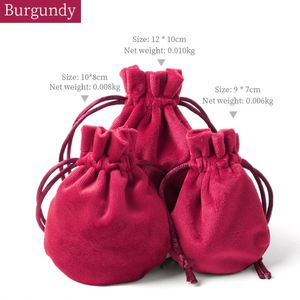 Venta al por mayor de bolsas de terciopelo de alta calidad, bolsas de franela de colores, bolsas para joyería, bolsas con cordón, bolsas de regalo con logotipo personalizado - Product Image 5
