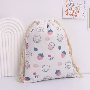 Bolsa de Tela de Algodón con Cordón, Personalizada, Ecológica, Reciclada, con Logotipo Personalizado, Colorida y Suave - Product Image 5