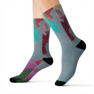 Chaussettes unisexes, respirantes, extensibles, tricotées, décontractées, sportives, douces et confortables pour un usage quotidien - Product Image 3