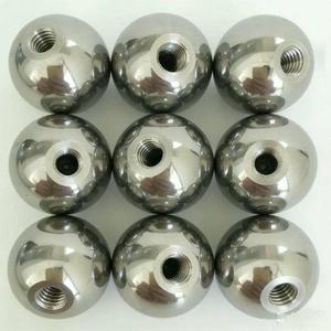 Bolas de Acero Inoxidable AISI 304 Personalizables al por Mayor con Orificios Roscados y Perforados - Product Image 5