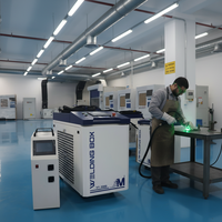 Máquina de soldadura láser de fibra portátil de 1500w 2000w, soldador láser portátil de 3000w