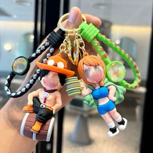 Llavero de Anime Japonés One Piece, Colgante de Plástico para Mochila, Llaves de Coche, Regalos para Parejas - Product Image 2