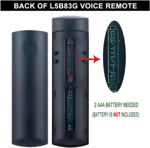 L5B83G télécommande vocale de remplacement universelle Smart TV télécommande Fire TV Stick 3nd Gen Lite 4K nouvelle télécommande vocale