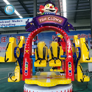 Attrazione Girevole a 8 Posti Personalizzata di Alta Qualità, Giostre a Testa in Giù a Tema Cartone Animato Ocean Clown, Attrezzatura per Divertimento Bambini - Product Image 2